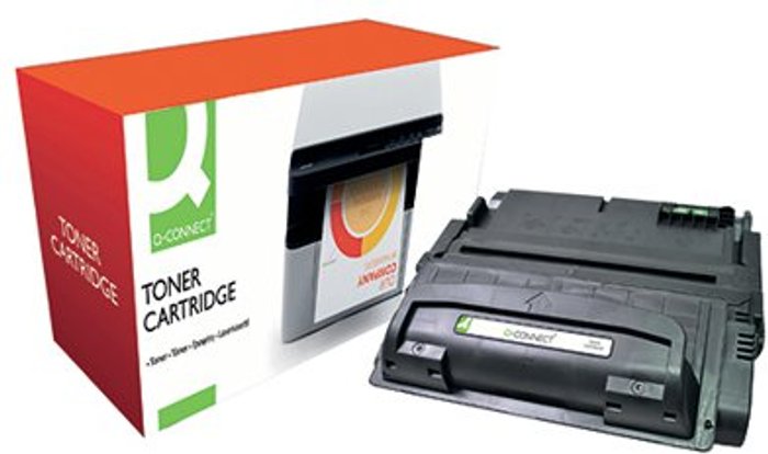 Office Monster | Q-Connect Q-Connect Compatible Solution HP 42A Black Laserjet Toner Cartridge Q5942A Q-Connect Q-Connect Compatible Solution HP 42A Black Laserjet Toner Cartridge Q5942A