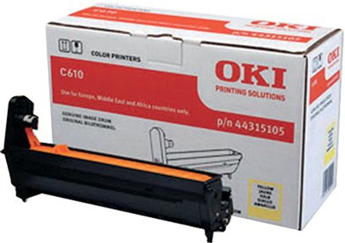 Office Monster | OKI Oki C610 Yellow Image Drum 20K 44315105 OKI Oki C610 Yellow Image Drum 20K 44315105