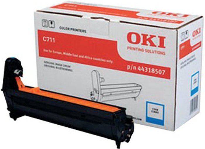 Office Monster | OKI Oki C711 Cyan Image Drum 20K 44318507 OKI Oki C711 Cyan Image Drum 20K 44318507