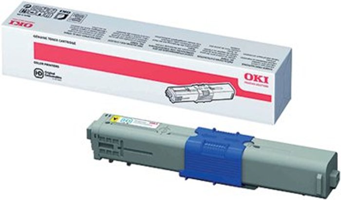 Office Monster | OKI Oki Yellow Toner Cartridge High Capacity (5000 page capacity) 44469722 OKI Oki Yellow Toner Cartridge High Capacity (5000 page capacity) 44469722