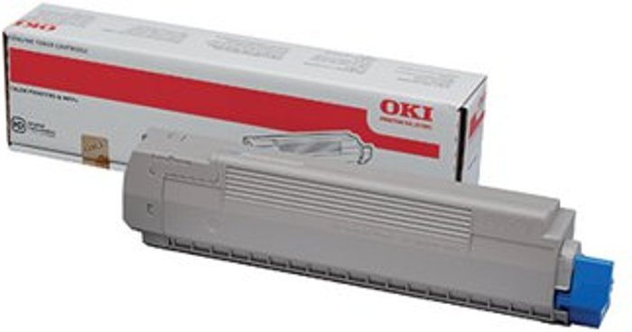 Office Monster | OKI Oki MC851/MC861 Cyan Toner Cartridge 44059167 OKI Oki MC851/MC861 Cyan Toner Cartridge 44059167