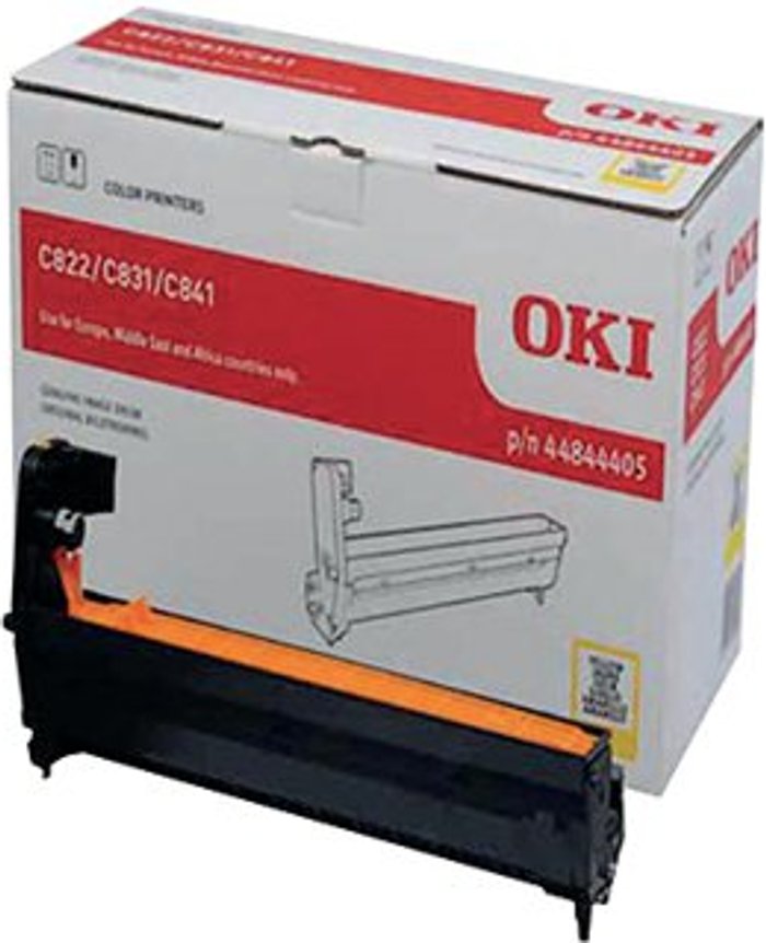 Office Monster | OKI Oki C831/841 EP Yellow Image Drum 44844405 OKI Oki C831/841 EP Yellow Image Drum 44844405