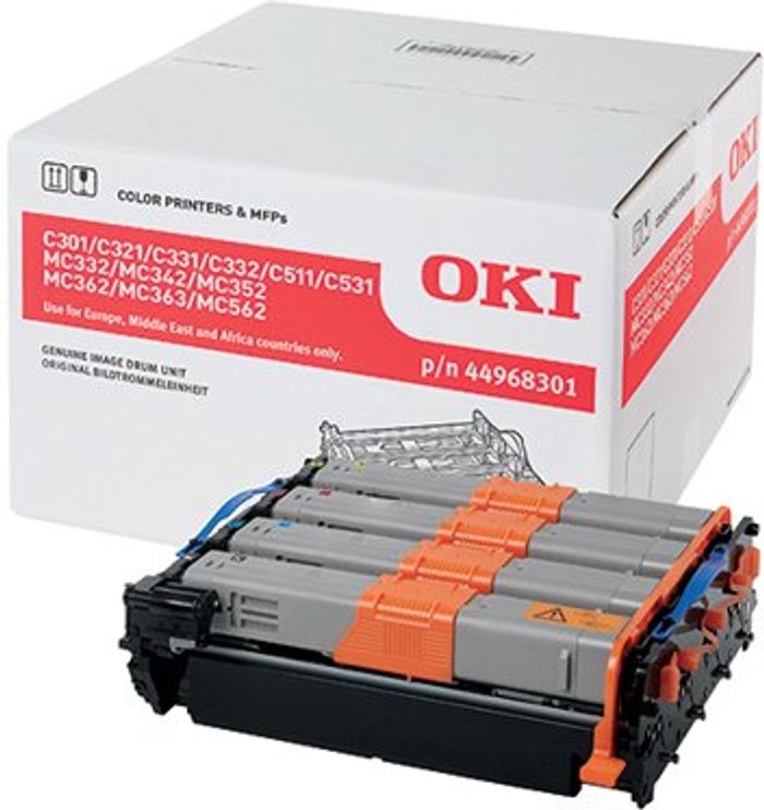 Office Monster | OKI Oki C301/321/331/511/Mc352 Imaging Unit (Capacity: 20,000 colour/30,000 monochrome) 44968301 OKI Oki C301/321/331/511/Mc352 Imaging Unit (Capacity: 20,000 colour/30,000 monochrome) 44968301