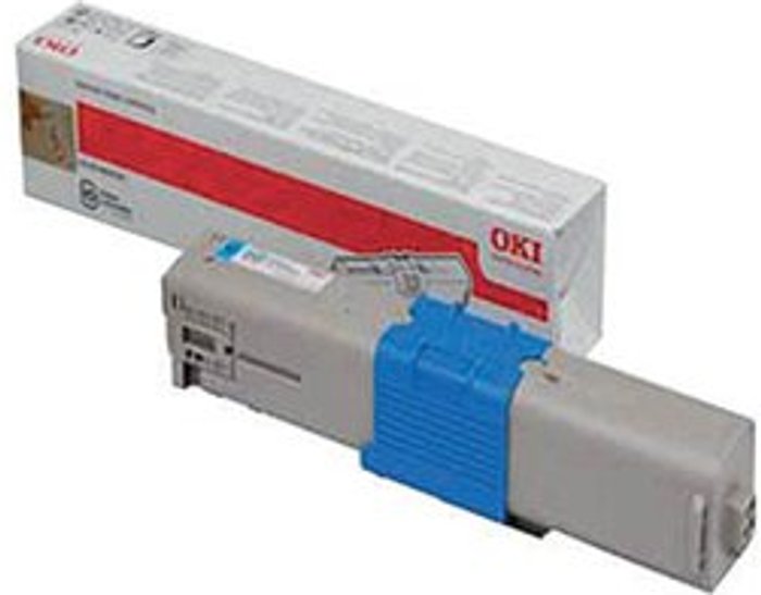 Office Monster | OKI Oki Cyan Toner Cartridge (1,500 Page Capacity) 44973535 OKI Oki Cyan Toner Cartridge (1,500 Page Capacity) 44973535