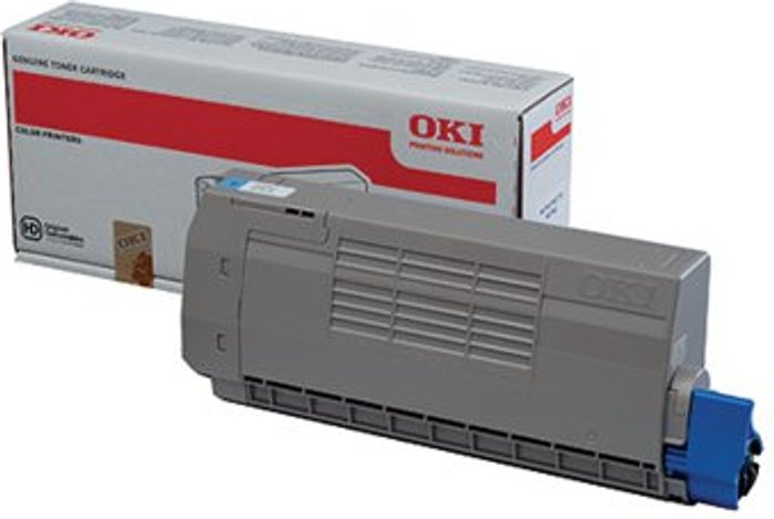 Office Monster | OKI Oki MC760/MC770/MC780 Standard Capacity Laser Cyan Toner Cartridge 45396303 OKI Oki MC760/MC770/MC780 Standard Capacity Laser Cyan Toner Cartridge 45396303