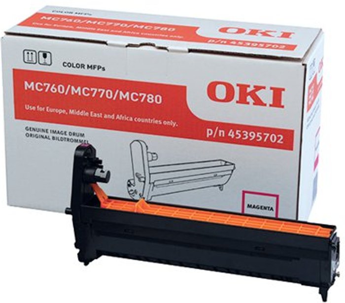 Office Monster | OKI Oki MC760/MC770/MC780 Imaging Unit Magenta 45395702 OKI Oki MC760/MC770/MC780 Imaging Unit Magenta 45395702