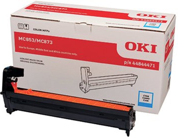 Office Monster | OKI Oki MC853 MC873 30000 Pages Cyan Drum 44844471 OKI Oki MC853 MC873 30000 Pages Cyan Drum 44844471