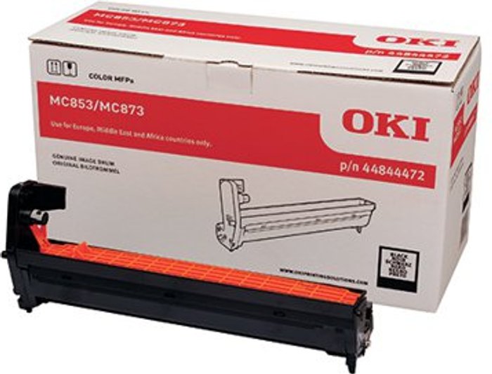 Office Monster | OKI Oki MC853 MC873 Black Drum 30000 Pages 44844472 OKI Oki MC853 MC873 Black Drum 30000 Pages 44844472