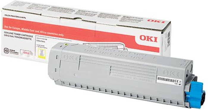 Office Monster | OKI Oki C834/844 HY Laser Cartridge Yellow 46861305 OKI Oki C834/844 HY Laser Cartridge Yellow 46861305