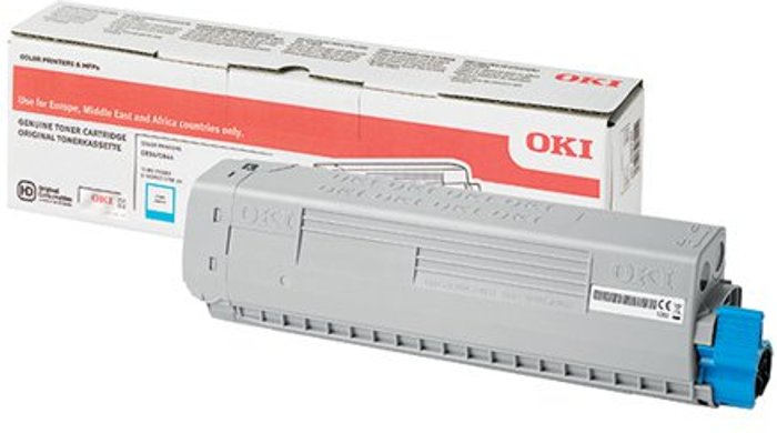 Office Monster | OKI Oki C834/844 HY Laser Cartridge Cyan 46861307 OKI Oki C834/844 HY Laser Cartridge Cyan 46861307