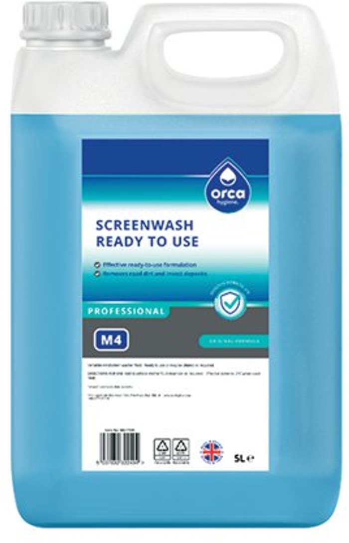 Office Monster | Orca Screenwash Ready To Use 5 Litre M4 C500 Orca Screenwash Ready To Use 5 Litre M4 C500