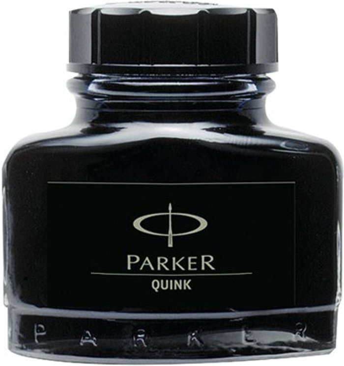Office Monster | Parker Parker Quink Permanent Ink Bottle Black 2oz S0037460 Parker Parker Quink Permanent Ink Bottle Black 2oz S0037460