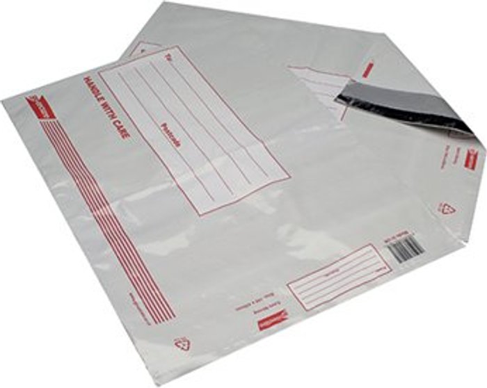 Office Monster | GoSecure Go Secure Extra Strong Polythene Envelopes 345x430mm (Pack of 25) PB08220 GoSecure Go Secure Extra Strong Polythene Envelopes 345x430mm (Pack of 25) PB08220