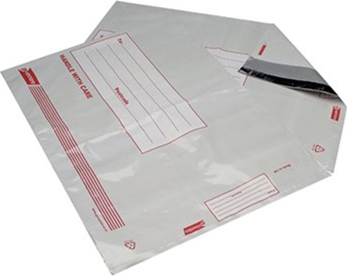 Office Monster | GoSecure Go Secure Extra Strong Polythene Envelopes 470x430mm (Pack of 25) PB08224 GoSecure Go Secure Extra Strong Polythene Envelopes 470x430mm (Pack of 25) PB08224