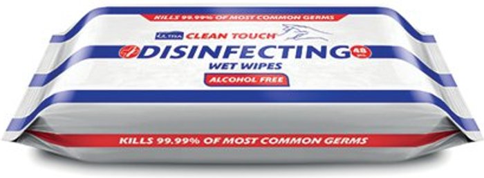 Office Monster | Ultra Clean Touch Ultraclene Touch Disinfect 48 Wipes (Pack of 18) HOULT001 Ultra Clean Touch Ultraclene Touch Disinfect 48 Wipes (Pack of 18) HOULT001