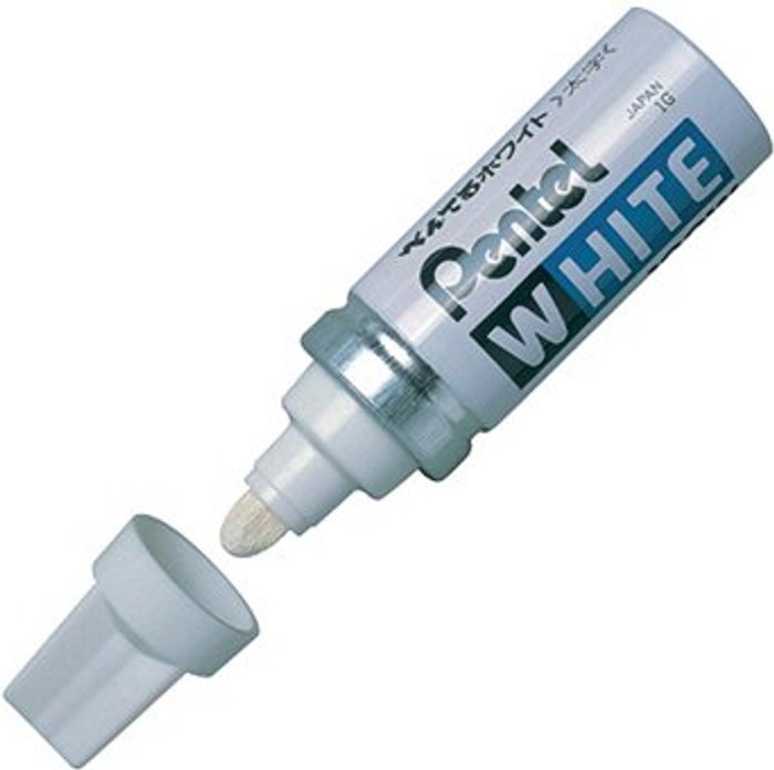 Office Monster | Pentel Pentel Paint Marker Bullet Tip Medium White Pack of 12 X100W Pentel Pentel Paint Marker Bullet Tip Medium White Pack of 12 X100W