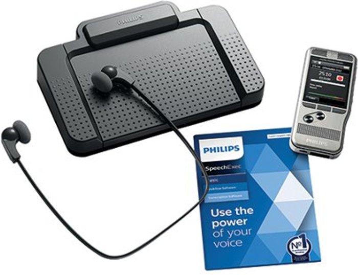 Office Monster | Philips Philips Silver Digital Dictation Starter Kit DPM6700 Philips Philips Silver Digital Dictation Starter Kit DPM6700