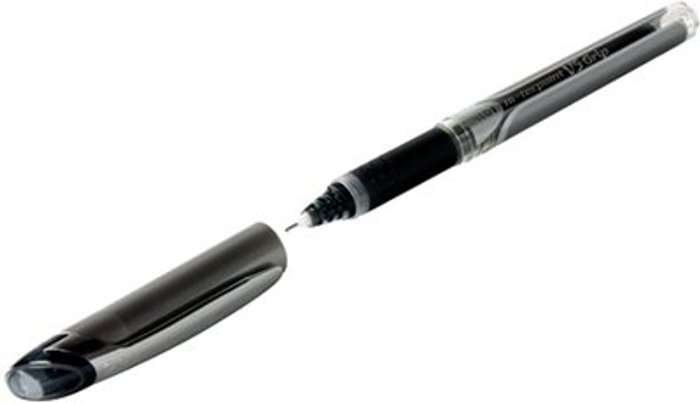 Office Monster | Pilot Pilot V5 Grip Liquid Ink Rollerball 0.3mm Black (Pack of 12) 1021012001 Pilot Pilot V5 Grip Liquid Ink Rollerball 0.3mm Black (Pack of 12) 1021012001
