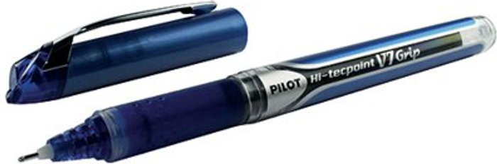 Office Monster | Pilot Pilot V7 Hi-Tecpoint Grip Liquid Ink Pen Blue (Pack of 12) 1031012003 Pilot Pilot V7 Hi-Tecpoint Grip Liquid Ink Pen Blue (Pack of 12) 1031012003