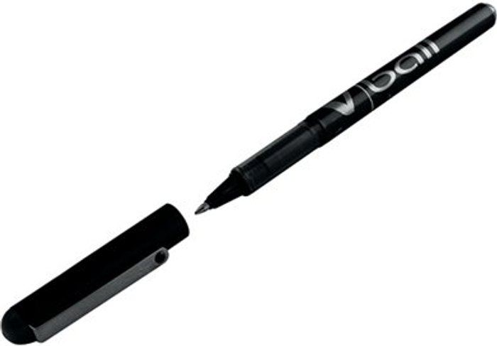 Office Monster | Pilot Pilot V-Ball Rollerball Pen Needle Fine Black (Pack of 12) BLVB5-01 Pilot Pilot V-Ball Rollerball Pen Needle Fine Black (Pack of 12) BLVB5-01