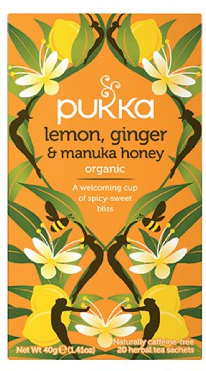 Office Monster | Pukka Herbs Pukka Lemon Ginger and Manuka Tea (Pack of 20) P5049 Pukka Herbs Pukka Lemon Ginger and Manuka Tea (Pack of 20) P5049