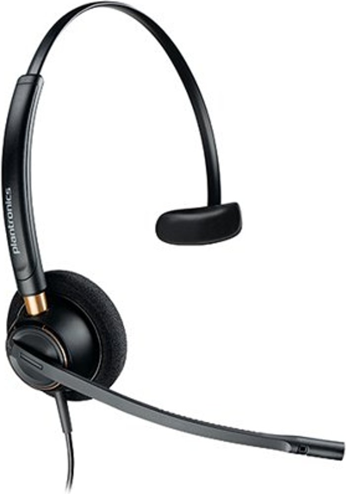 Office Monster | Plantronics Plantronics EncorePro HW510 Customer Service Headset Monaural Noise-Cancelling 52633 Plantronics Plantronics EncorePro HW510 Customer Service Headset Monaural Noise-Cancelling 52633