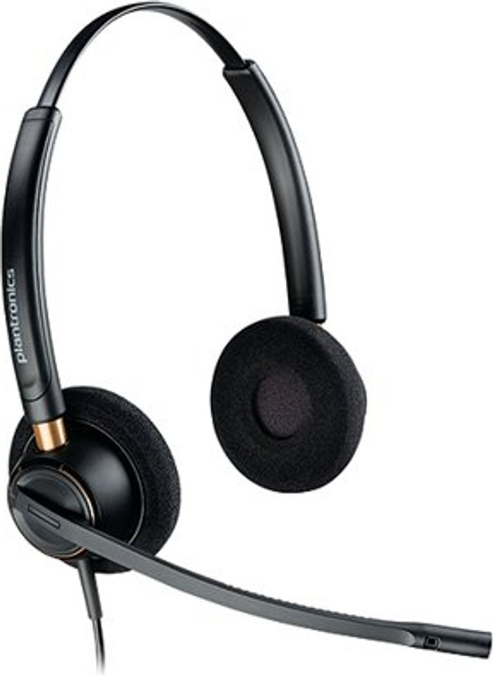 Office Monster | Plantronics Plantronics EncorePro HW520 Customer Service Headset Binaural Noise-Cancelling 52636 Plantronics Plantronics EncorePro HW520 Customer Service Headset Binaural Noise-Cancelling 52636