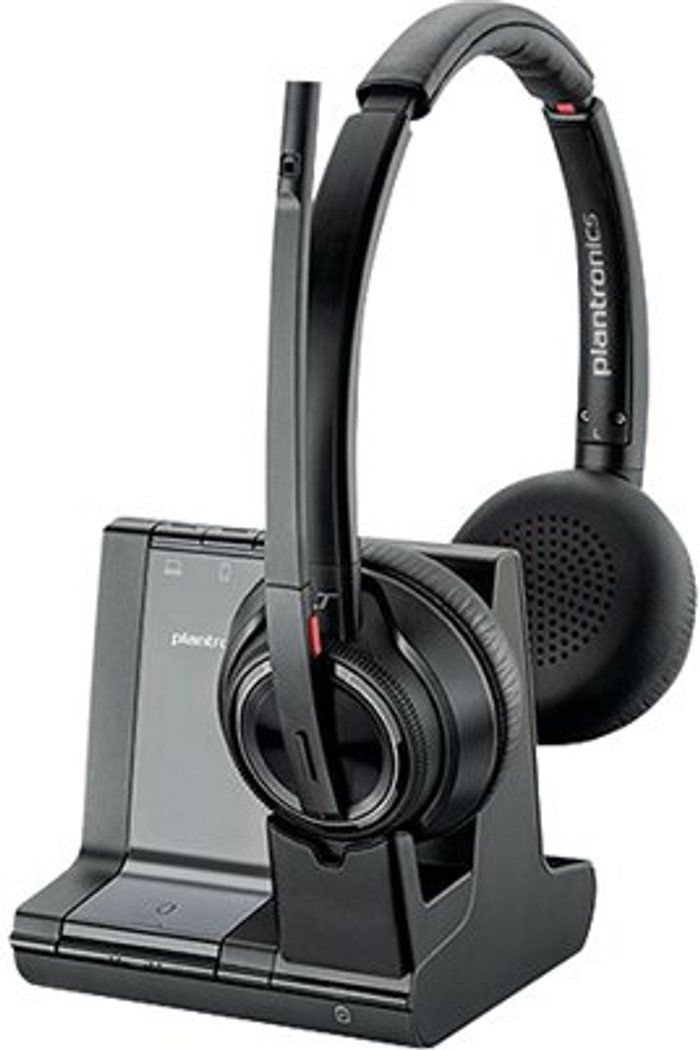 Office Monster | Plantronics Plantronics Savi 8220 Wireless Headset Binaural UC 207325-12 Plantronics Plantronics Savi 8220 Wireless Headset Binaural UC 207325-12