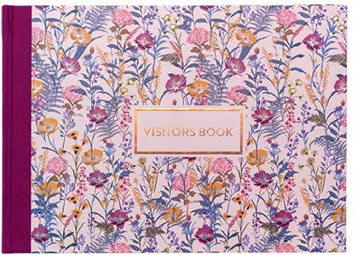 Office Monster | Pukka Pukka Pad Bloom Visitors Book Cream 9688-BLM Pukka Pukka Pad Bloom Visitors Book Cream 9688-BLM