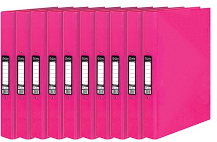 Office Monster | Pukka Pukka Brights Ringbinder A4 Pink (Pack of 10) BR-7772 Pukka Pukka Brights Ringbinder A4 Pink (Pack of 10) BR-7772