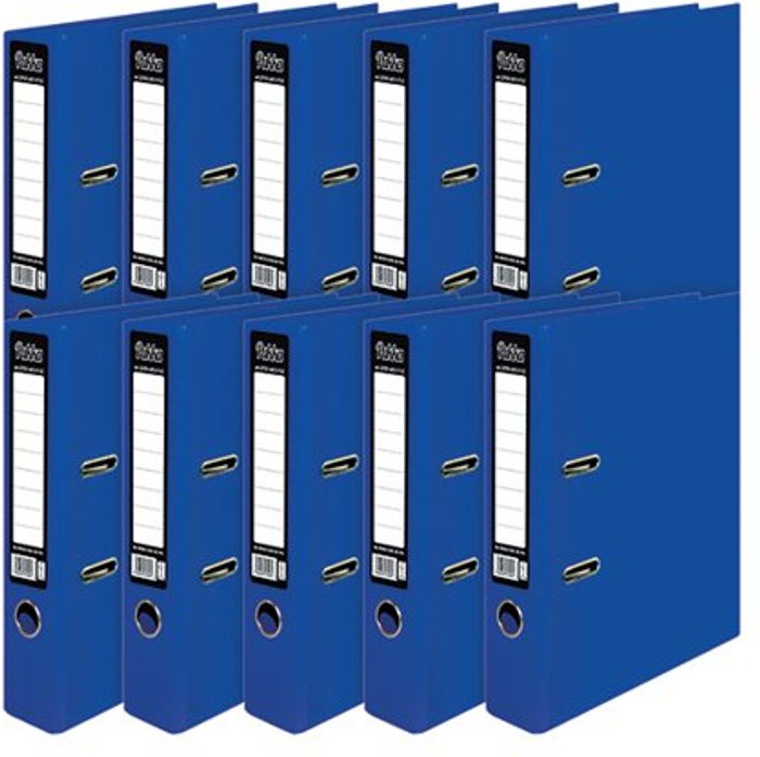 Office Monster | Brights Pukka Brights Lever Arch File A4 Navy (Pack of 10) BR-7996 Brights Pukka Brights Lever Arch File A4 Navy (Pack of 10) BR-7996