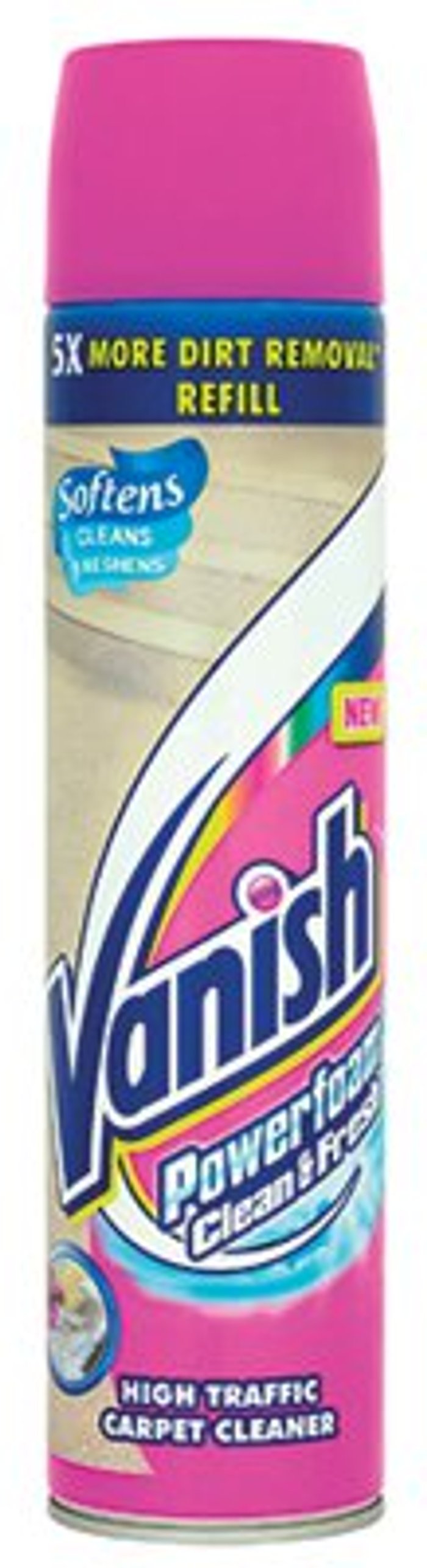 Office Monster | Vanish Vanish PowerFoam Carpet Cleaner 600ml 8039012 Vanish Vanish PowerFoam Carpet Cleaner 600ml 8039012