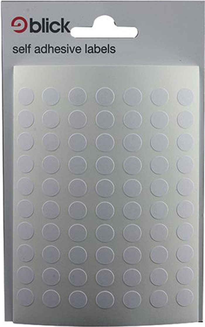 Office Monster | Blick Blick White 8mm Round Label Bag (Pack of 9800) RS000853 Blick Blick White 8mm Round Label Bag (Pack of 9800) RS000853