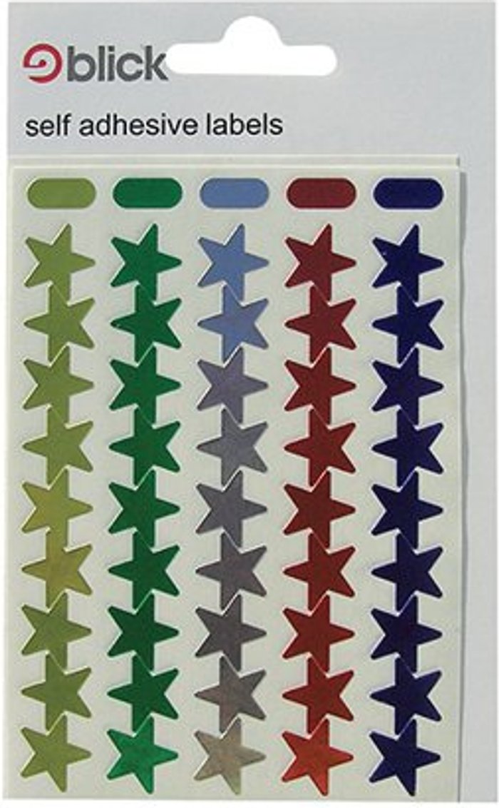 Office Monster | Blick Blick Metallic Stars 14mm Assorted 90 Per Bag (Pack of 1800) RS026150 Blick Blick Metallic Stars 14mm Assorted 90 Per Bag (Pack of 1800) RS026150