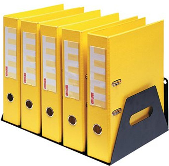 Office Monster | Rotadex Rotadex 5-Section Lever Arch Filing Rack Black LAR5Black Rotadex Rotadex 5-Section Lever Arch Filing Rack Black LAR5Black