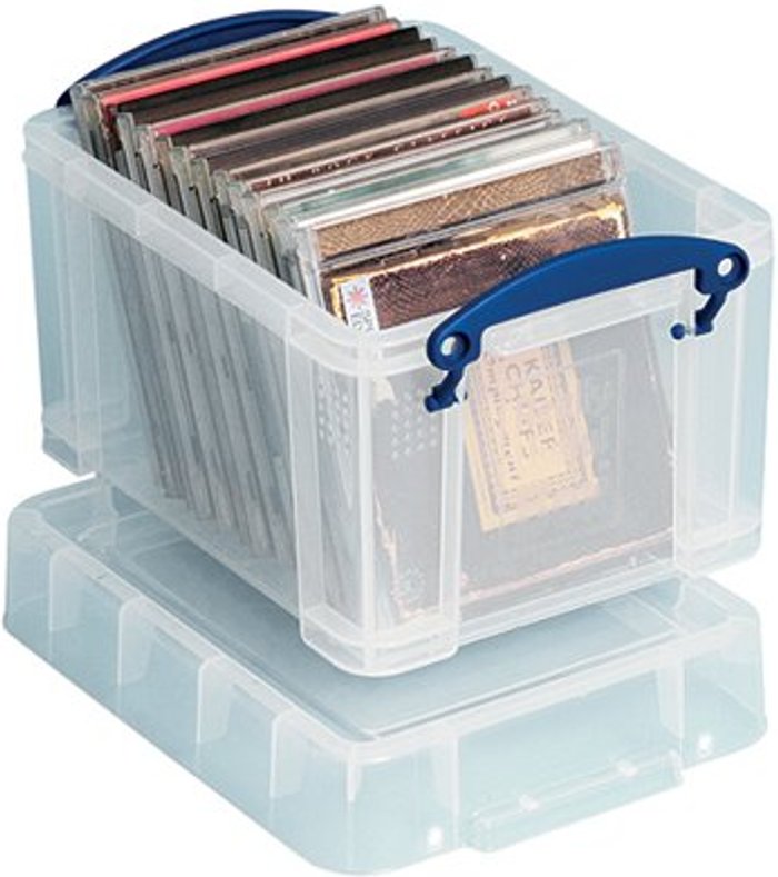 Office Monster | Really Useful Really Useful 3L Plastic Storage Box - Clear Really Useful Really Useful 3L Plastic Storage Box - Clear