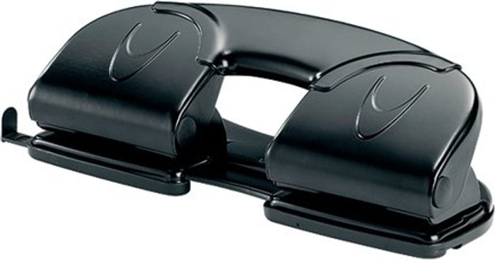 Office Monster | Rexel Rexel V412 4 Hole Punch 12 Sheet Black 08309 Rexel Rexel V412 4 Hole Punch 12 Sheet Black 08309