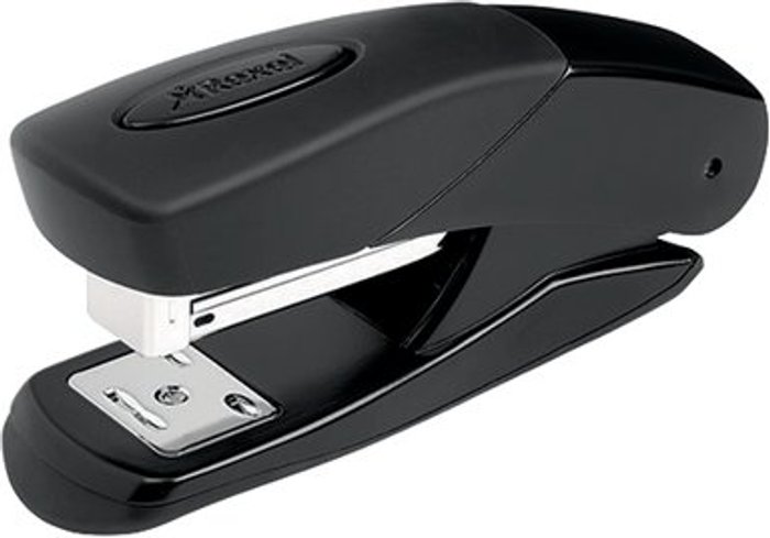 Office Monster | Rexel Rexel Choices Matador Half Strip Stapler 25 Sheet Black 2100000 Rexel Rexel Choices Matador Half Strip Stapler 25 Sheet Black 2100000
