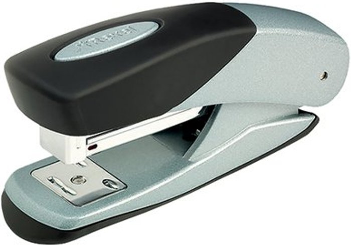 Office Monster | Rexel Rexel Matador Half Strip Stapler 25 Sheet Black/Silver 2100003 Rexel Rexel Matador Half Strip Stapler 25 Sheet Black/Silver 2100003
