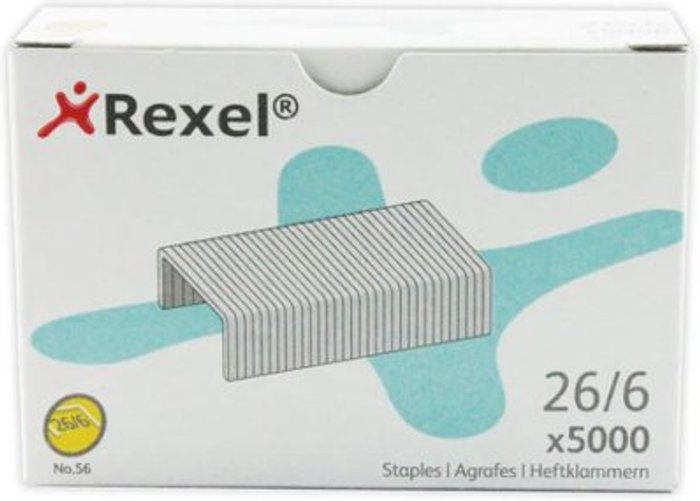 Office Monster | Rexel Rexel Choices No 56 Staples 6mm (Pack of 5000) 6025 Rexel Rexel Choices No 56 Staples 6mm (Pack of 5000) 6025