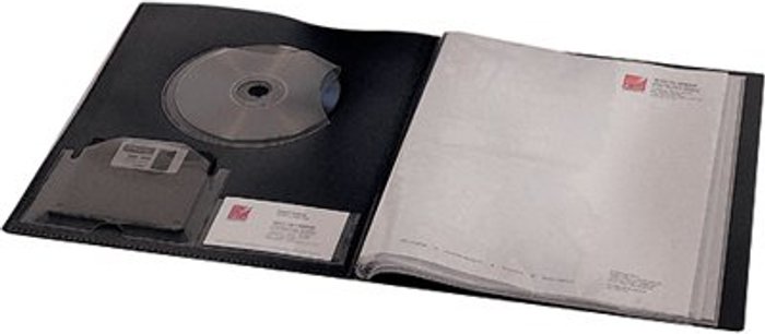 Office Monster | Rexel Rexel Clearview Display Book 24 Pocket A4 Black 10320BK Rexel Rexel Clearview Display Book 24 Pocket A4 Black 10320BK