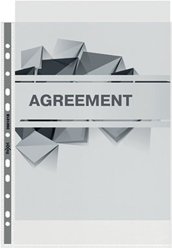 Office Monster | Rexel Rexel Nyrex Premium Pocket A4 Grey Spine Glass Clear (Pack of 50) 2001018 Rexel Rexel Nyrex Premium Pocket A4 Grey Spine Glass Clear (Pack of 50) 2001018