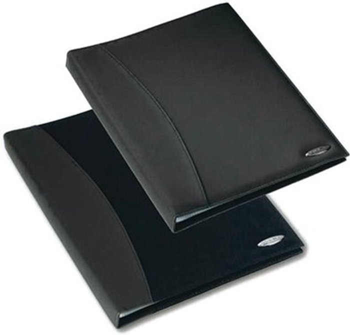 Office Monster | Rexel Rexel Soft Touch Smooth Display Book 24 Pocket A4 Black 2101185 Rexel Rexel Soft Touch Smooth Display Book 24 Pocket A4 Black 2101185