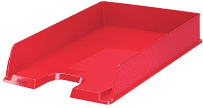 Office Monster | Rexel Rexel Choices Letter Tray A4 Red 2115599 Rexel Rexel Choices Letter Tray A4 Red 2115599