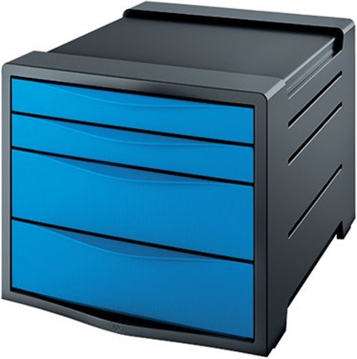 Office Monster | Rexel Rexel Choices Drawer Cabinet Blue 2115611 Rexel Rexel Choices Drawer Cabinet Blue 2115611