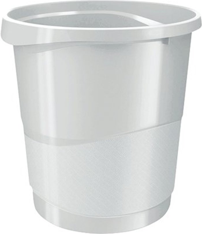 Office Monster | Rexel Rexel Choices Waste Bin 14 Litre White 2115620 Rexel Rexel Choices Waste Bin 14 Litre White 2115620