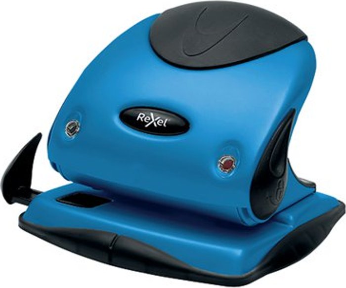 Office Monster | Rexel Rexel Choices P225 2 Hole Punch 25 Sheet Blue 2115693 Rexel Rexel Choices P225 2 Hole Punch 25 Sheet Blue 2115693