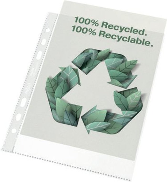Office Monster | Rexel Rexel 100% Recycled A5 Punched Pocket (Pack of 50) 2115703 Rexel Rexel 100% Recycled A5 Punched Pocket (Pack of 50) 2115703