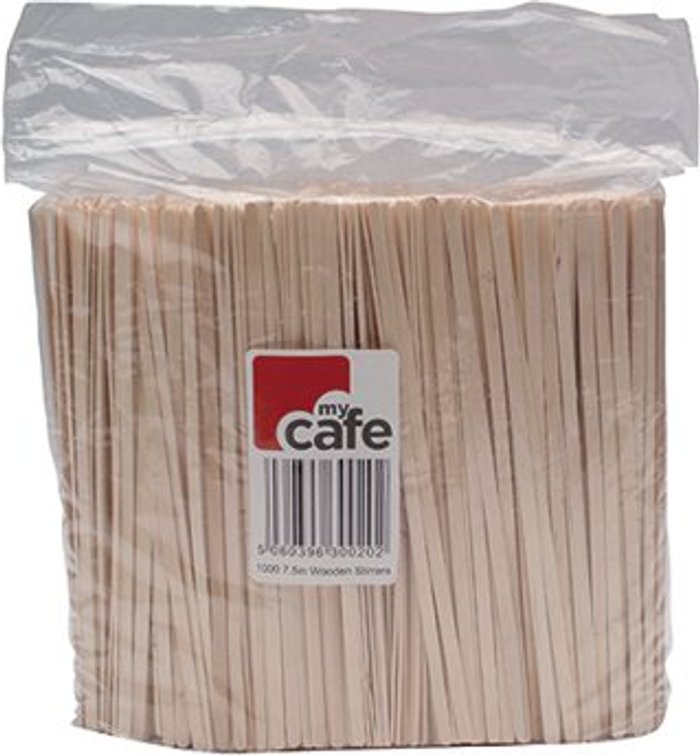 Office Monster | MyCafe Wooden Coffee Stirrers (Pack of 1000) EIWS MyCafe Wooden Coffee Stirrers (Pack of 1000) EIWS