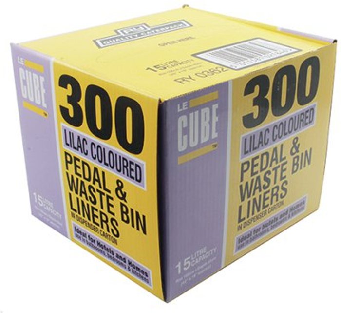 Office Monster | LeCube Le Cube Pedal Bin Liner Dispenser (Pack of 300) 0362 LeCube Le Cube Pedal Bin Liner Dispenser (Pack of 300) 0362